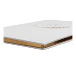 Livre d'or 100 pages tranche or Ringflower