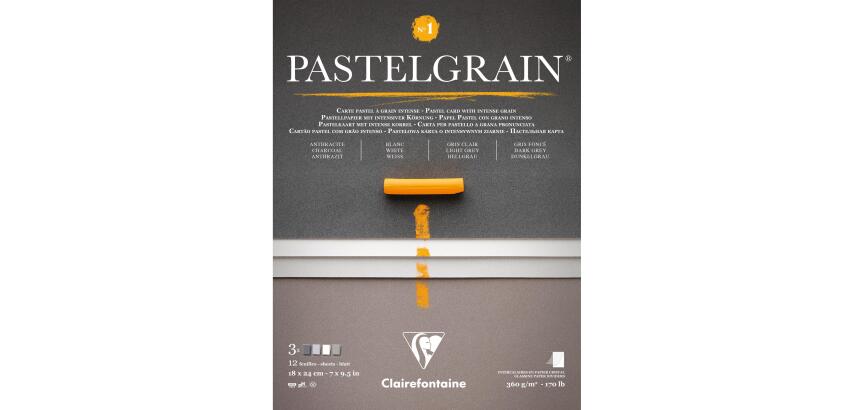 PastelGrain bloc collé n°1 12F 18x24cm 360g