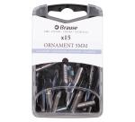 Schachtel mit 15 Ornamentfedern