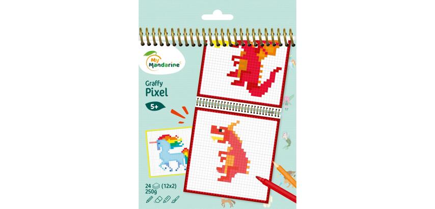 Graffy Pixel, Fantastische Kreaturen - Blau