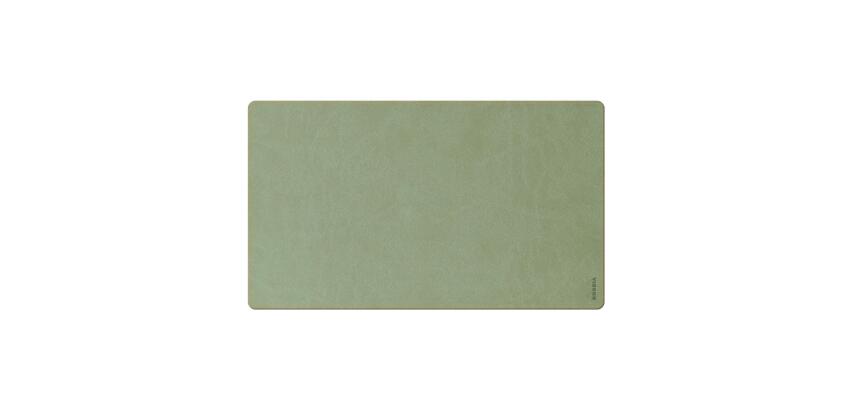 Rhodiarama sous-main souple L (90x43 cm) simili cuir italien - étui kraft - Céladon