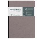 Clairefontaine Nomaddict Notebook - A5 - Dot - 96 Sheets - 90gsm - Clothbound - Grey