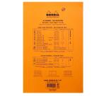 Stapled Audit Pad, 210 x 318 mm, 80 sheets, orange