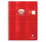 Cahier reliure intégrale déficients visuels 24x32cm 100 pages grands carreaux noirs 2,5mm agrandis 10x10 Couleur aléatoire - Assortis