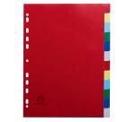 Divider Lightweight PP A4 12P ColouRed - Assorted colours