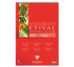 Etival Aquarellpapier, Block mit Doppelspirale A3 geleimt, 10 Blatt 300g