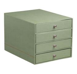 Rhodia Rhodiarama Drawer Storage Box - 4 Drawer - 24.8 x 32.7 x 22.8 cm - Celadon