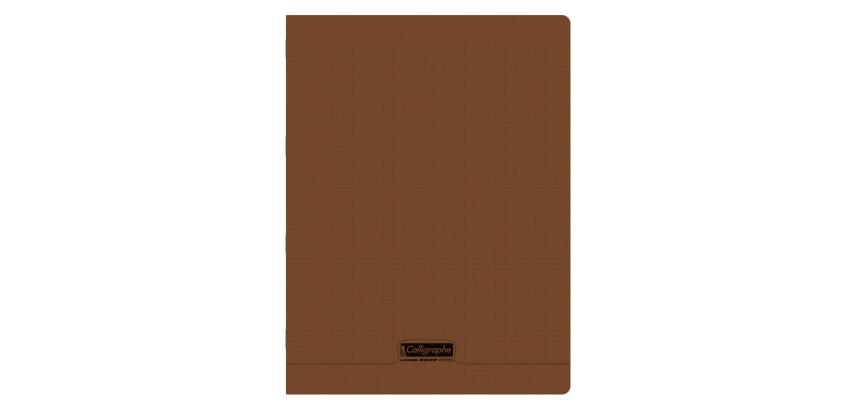 Clairefontaine 8000 Polypro Notebook 24x32cm - 48 Pages - Sey#s Tricolour - 90gsm - Brown