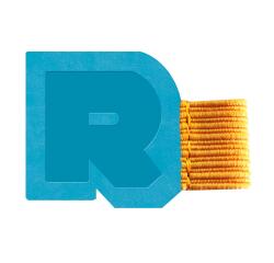 Rhodiarama porte-stylo autoadhésif 4x3 cm pour blocs carnets et agendas - Turquoise