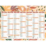 Calendrier Forever recyclé 43 x 33,5 cm Semestriel 2027