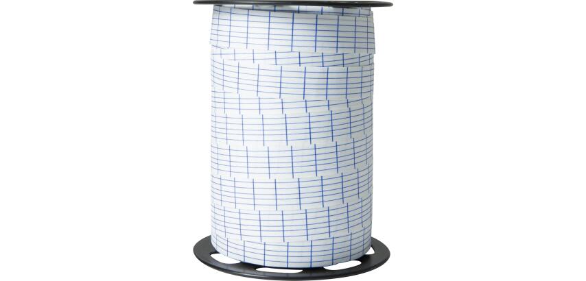 Geschenkband 100mx15mm, zum Beschriften, weiß - Weiß