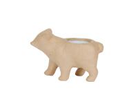 Cache pot ours 20x10x13,5cm - Kraft
