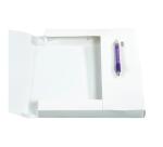 Filing box 25 mm spine, opaque 0.7mm polypropylene Krea Cover - White