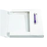 Boite de classement Dos 25mm polypropylène opaque 7/10e Krea Cover - A4 - Blanc