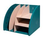 Bureau-organizer The Organizer Skandi - pacifisch blauw / nude