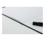 Layout double-face carnet ouverture à plat 25F 11x22cm 220g - Noir