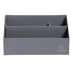 Vertikaler Sorter/Briefständer mit 3 Fächern aus Karton, 250x100x140mm, Teksto - Farben sortiert