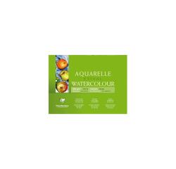 Etival Aquarellpapier Torchon, Block 4-seitig geleimt, 25 Blatt 300g, 30x40 cm