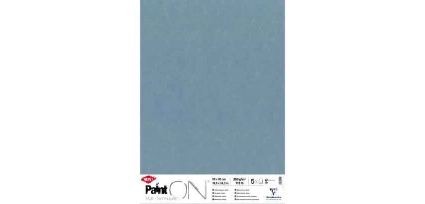 Paint On Denim Blue Sheets 50x65cm, 250g - Denim