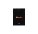 Rhodia N°11 geniet blok 7,4x10,5 cm 80 vel gelijnd 80g - Zwart