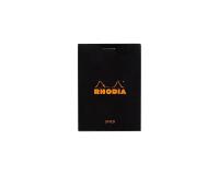 Bloc agrafé N°11 A7 80 feuilles lignées 80 g. - Noir