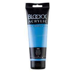 Feine Acrylfarbe, Acrylic Artist, Tube 250ml - Neonblau