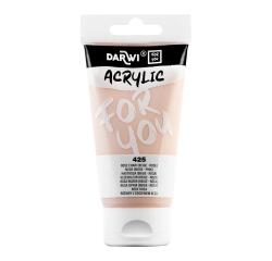 Darwi For You tube de peinture acrylique 75 ml - Rose chair