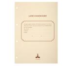 Le Dauphin Refill sheets for Legal Registers 297x210 - White