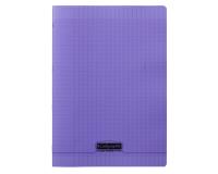 Cahier piqué 8000 POLYPRO A4 48 pages grands carreaux 90 g - Violet