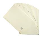 Indices A4 20 Part A-Z Ivory - Ivory