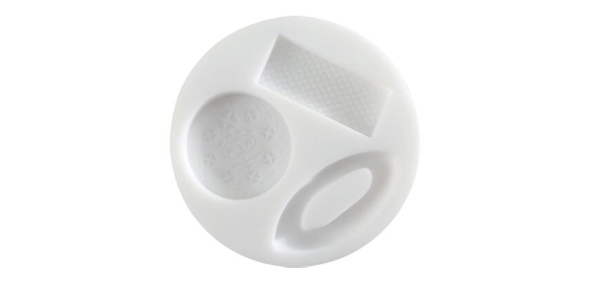 Cernit moule en silicone Biscuits - Blanc