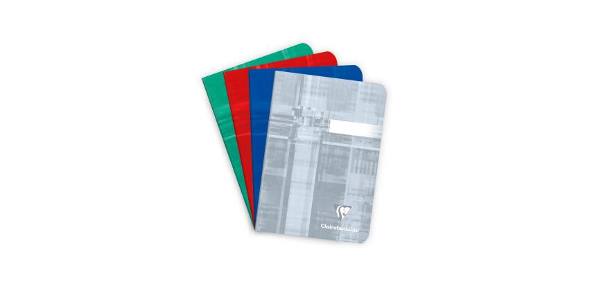 Carnet piqué 10,5x14,8cm 96 pages petits carreaux - Assortis