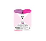PAPIER CRÉPON IGNIFUGÉ, 4 bandes au format 5cmx10m - Assortiment rose