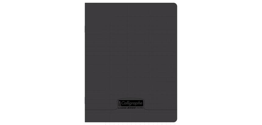 Clairefontaine 8000 Polypro Notebook 17x22cm - 48 Pages - Sey#s Tricolour - 90gsm - Black