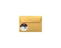 Paquet de 5 enveloppes Pollen 114x162mm 120g/m2 - Or