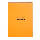 Notepad A4 80 feuilles lignées 80 g. - Orange
