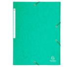 Chemise à élastiques Maxi capacity carte lustrée 425gm2 - A4 - Vert