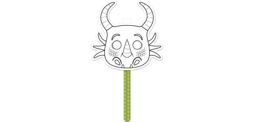 Graffy Stick, Draak - Groen
