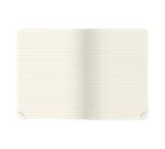 Nachfüllbares liniertes Notizbuch A5-Format - Schwarz