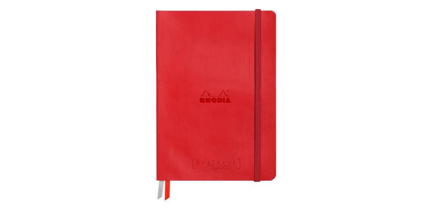 Rhodiarama Goalbook Creation rembordé rigide A5 100 pages papier lavis technique blanc uni 200 g avec élastique