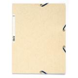 Exacompta Elasticated Folder, 3-Flap, Pressboard 400gsm A4 - Pastel colours assorted