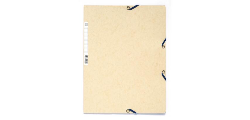 Exacompta Elasticated Folder, 3-Flap, Pressboard 400gsm A4 - Pastel colours assorted