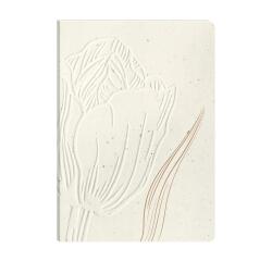Tulip paper, Zacht A6-brochure 10,5x14,8 cm, 128 pagina's, effen