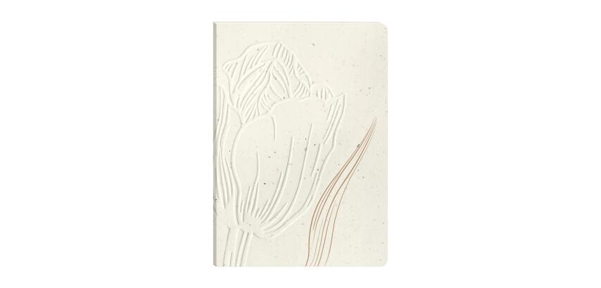 Tulip paper, Carnet brochure souple A6 10,5x14,8 cm, 128 pages, uni