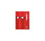 Clairefontaine Staplebound Drawing Book 170x220 Plain Ruling - Red