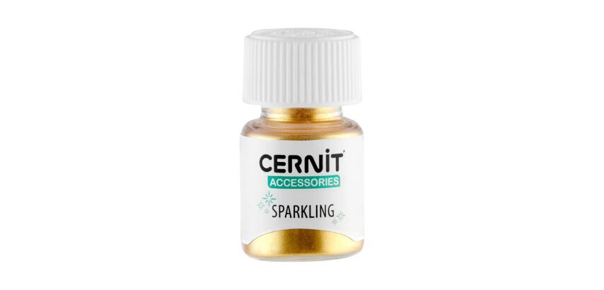 CERNIT - Metallic effect colored powder - Gold - Can be mixed - 5g jar - CE6100005050C - Gold