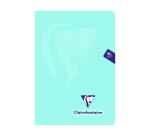 Carnet piqué Mimesys PASTEL A5 96 pages ligné couverture polypropylène - Assortis