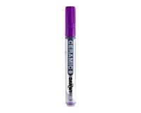 DARWI Kalte Keramikfarbe, Marker 2mm Spitze, Inhalt 6ml, Violett - Violett