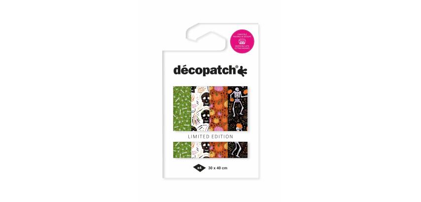 Assortiment 4 foliepapieren Skeletten