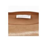 CÉLESTE CUIR Trousse ronde Ø5,5x22 cm Disco Or